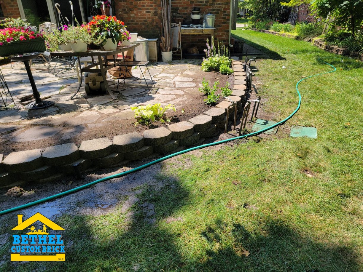 Patio Block Retaining Wall