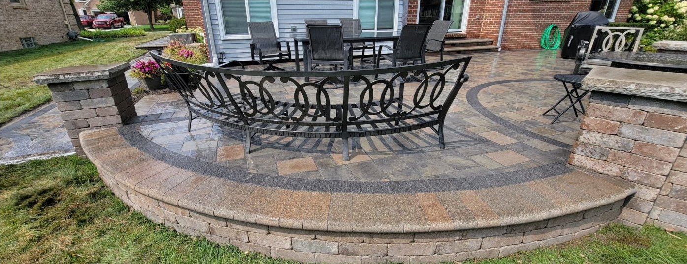 bethel custom brick paver patio