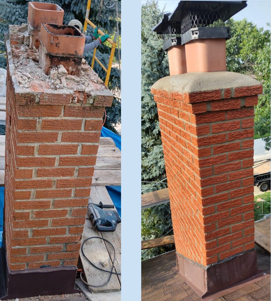 repairing and matching damaged brick